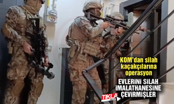 Evlerini silah imalathanesine çevirmişler!