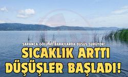 Sapanca Gölü ve Akçay Barajı’nda gerileme
