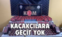 Binlerce kaçak ürün ele geçirildi