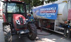 Mazot Desteği Yazlık Mahallesi’nde çiftçiyle buluştu