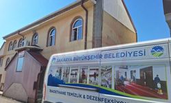 Büyükşehir'den camiye temizlik desteği
