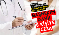 Devlet Hastanesi'nde doğrudan temin usulsüzlüğü