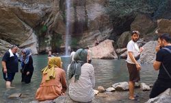 Doğançay şelalesi yazın gözdesi oldu