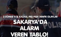 3 günde 11 iş kazası, peş peşe trafik olaylar