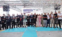 Arabacıalanı yeni pazar yeri hizmete açıldı