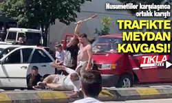 Trafikte meydan kavgası!