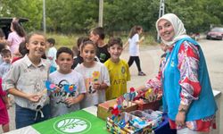 Yaz neşesi yüzlerce çocukla buluştu