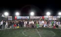 15 Temmuz Futbol heyecanı  kupa töreniyle sona erdi