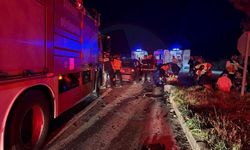 İki otomobilin çarpıştığı kazada 5 kişi yaralandı