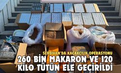 Serdivan’da kaçakçılık operasyonu