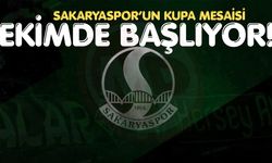 Sakaryaspor’un kupa mesaisi ekimde başlıyor!