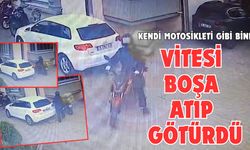 Kendi motosikleti gibi bindi