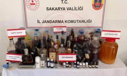 Sakarya'da jandarmadan sahte alkol operasyonu!