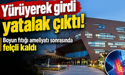 Yürüyerek girdi yatalak çıktı!