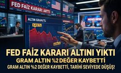 Fed faiz kararı sonrası altında sert düşüş!
