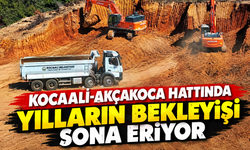 Kocaali-Akçakoca hattında yılların bekleyişi sona eriyor