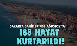 Sakarya sahillerinde Ağustos’ta 188 hayat kurtarıldı!