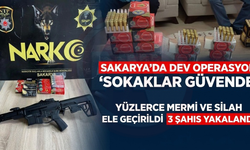 'Sokaklar Güvende' operasyonunda yüzlerce mermi ele geçirildi!