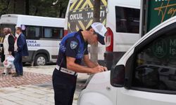 Büyükşehir zabıtasından okul servislerine denetim