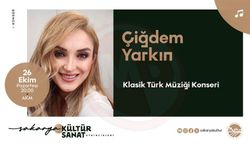 Ekim takvimi Çiğdem Yarkın konseriyle başlıyor