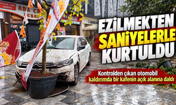 Ezilmekten saniyelerle kurtuldu