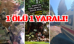 Mantar toplamaya giden aile facia yaşadı: 1 ölü 1 yaralı!