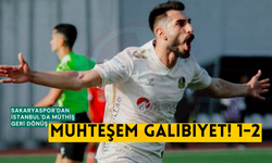 Sakaryaspor'dan muhteşem galibiyet! 1-2