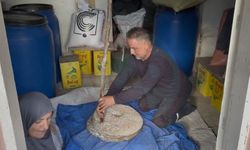 90 yıllık gelenek taş değirmende yaşatılıyor!