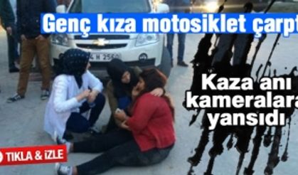 Kaza anı kameralara yansıdı