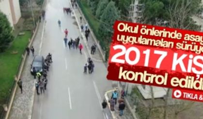 Sakarya'da okul önlerinde asayiş uygulamaları sürüyor