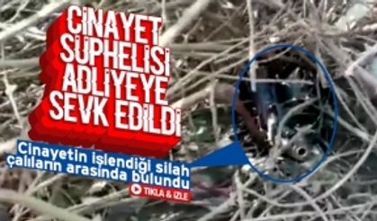 Cinayet şüphelisi adliyeye sevk edildi