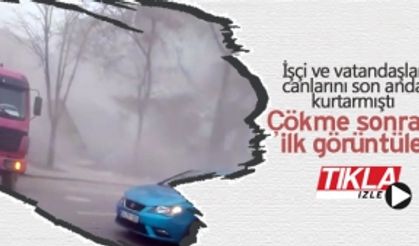 İşte çöken bina sonrası ilk görüntüler