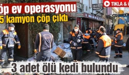 Sakarya'da çöp ev operasyonu