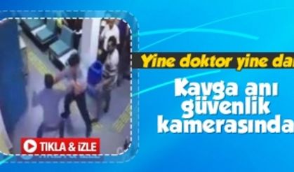 Sakarya'da doktora saldırı anı kamerada