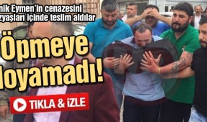 Minik Eymen’in cenazesini gözyaşları içinde teslim aldılar