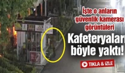 İşte o anların güvenlik kamerası görüntüleri