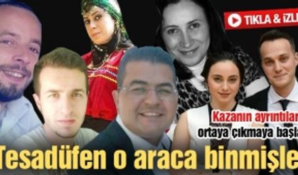 Tesadüfen o araca binmişler!