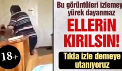 Bu görüntüleri izlemeye yürek dayanmaz