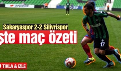 Sakaryaspor Silivrispor maç özeti