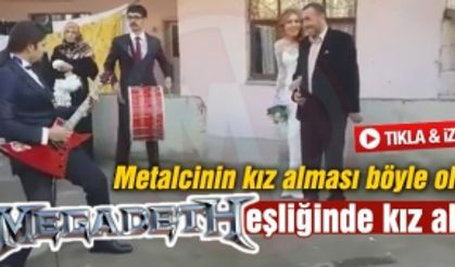 Megadeth eşliğinde kız aldı