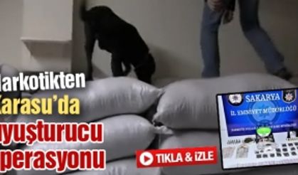 Narkotikten Karasu’da uyuşturucu operasyonu