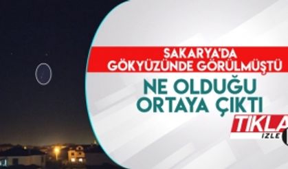 Gökyüzünde görülen cismin ne olduğu ortaya çıktı