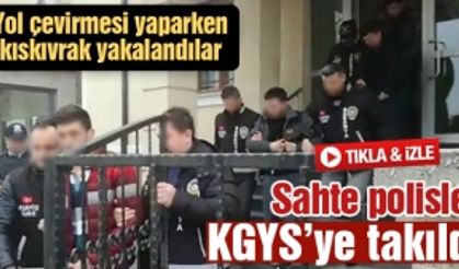 Sakarya'da sahte polisler KGYS’ye takıldı!