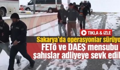 Sakarya'da terör operasyonları sürüyor