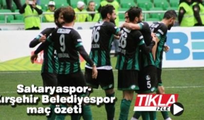 Sakaryaspor- Kırşehir Belediyespor maç özeti