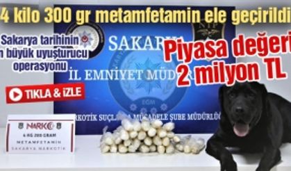 Sakarya tarihinin en büyük uyuşturucu operasyonu!