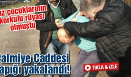 Palmiye Caddesi sapığı yakalandı