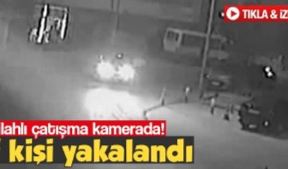 Sakarya'da silahlı çatışma kamerada!