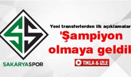 Yeni transferlerden ilk açıklamalar