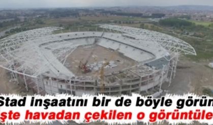 Stad inşaatını birde böyle görün